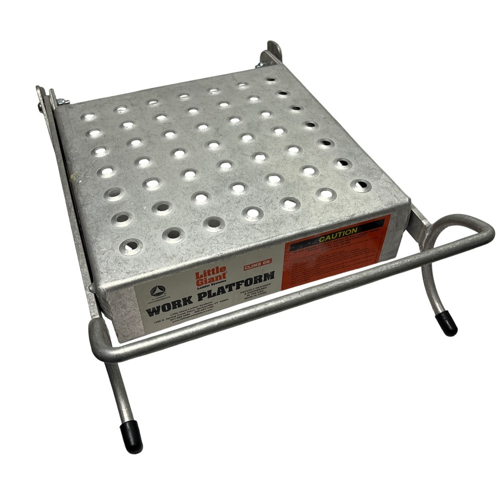 Little Giant Ladder Systems Work Platform Model 10104 Aluminum 375lb Capacity